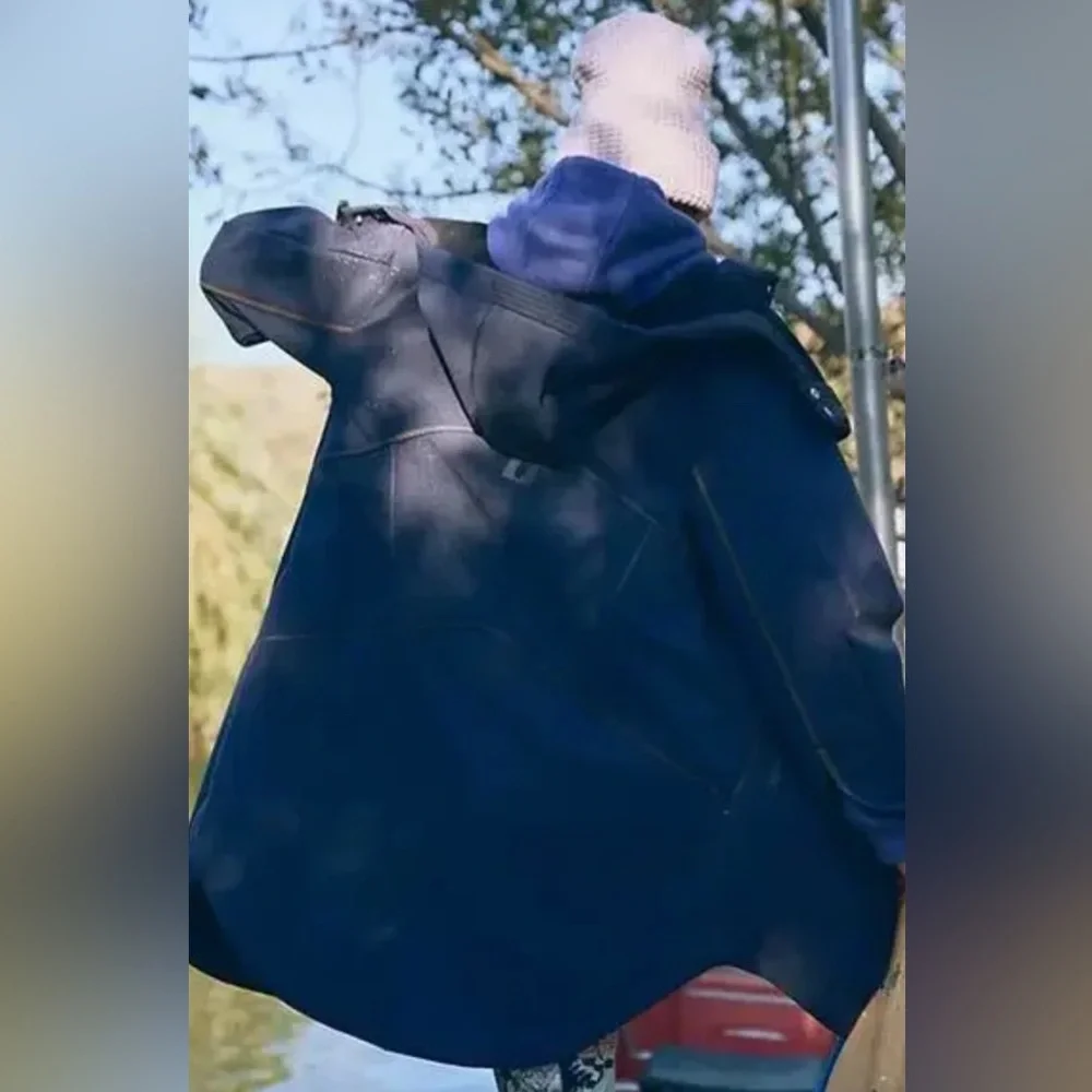 NWT Free people Movement Moon Magic Reflective Rain Parka Jacket - Picture 10 of 11